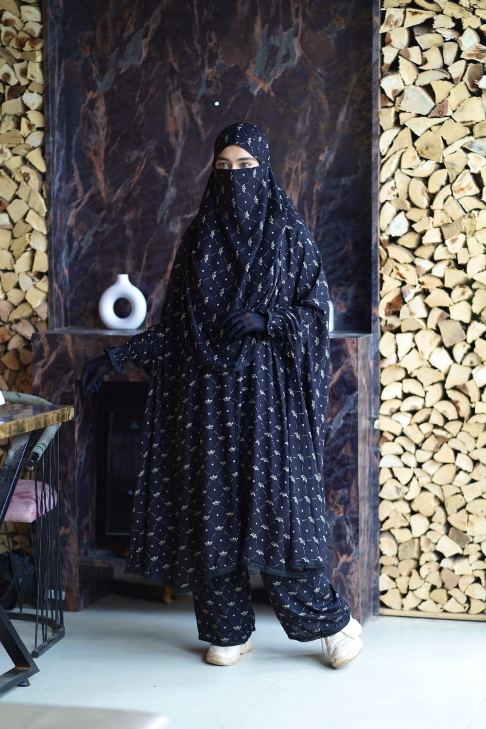 7d28b21d-9954-49b8-926d-28eb171ae96c.jpg Khimar And Plazu Set | Code 177 - Image 1